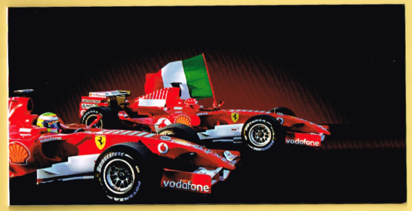 Cartolina Ferrari Auguri per Buon Natale 2006 & Felice Anno Nuovo 2007 - immagine 2