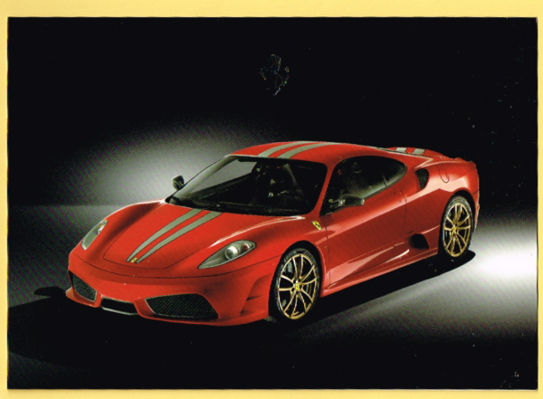 Cartolina Ferrari Auguri per Buon Natale 2007 & Felice Anno Nuovo 2008