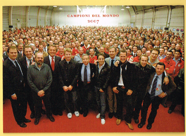 Cartolina Ferrari Auguri per Buon Natale 2007 & Felice Anno Nuovo 2008 - immagine 2