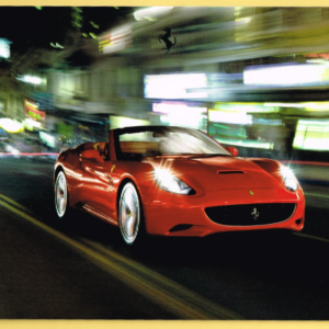 Cartolina Ferrari Auguri per Buon Natale 2008 & Felice Anno Nuovo 2009