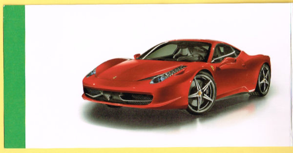 Cartolina Ferrari Auguri per Buon Natale 2009 & Felice Anno Nuovo 2010 - immagine 2