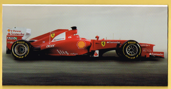 Cartolina Ferrari Auguri per Buon Natale 2012 & Felice Anno Nuovo 2013 - immagine 2