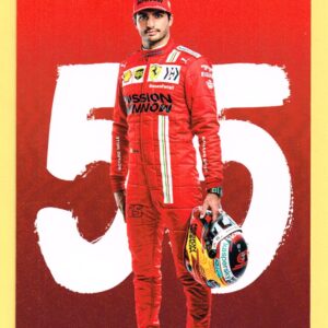 Cartolina Scuderia Ferrari 2021 Mission Winnow Carlos Sainz Jr.