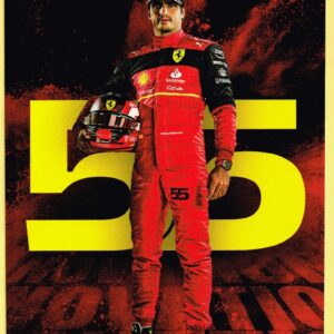 Cartolina Scuderia Ferrari 2022 Carlos Sainz Jr. (VI Versione)