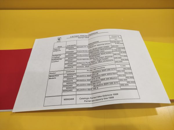 Catalogo Ferrari Idea - Brochure #1519/99 - immagine 4