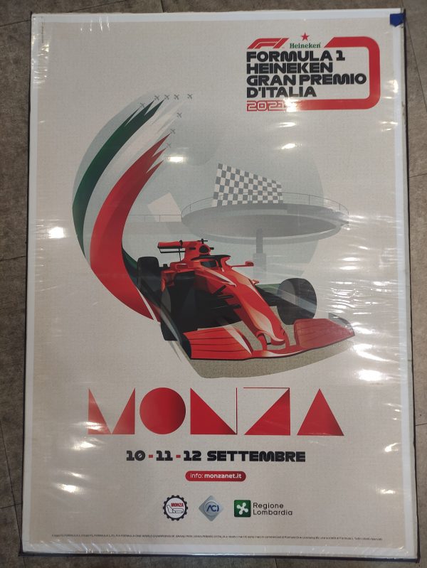 Gran Premio d'Italia, Campionato Mondiale Formula 1 2021 - Poster Originale
