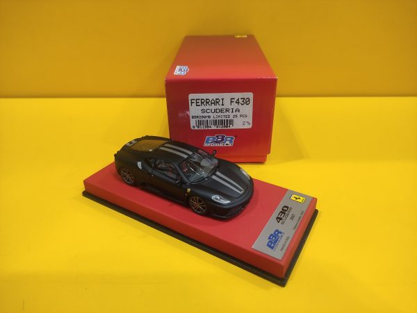 BBR Models BBR200MB - Ferrari 430 Scuderia 2007 Nero Opaco