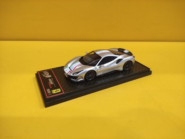 BBR Models BBRC216D - Ferrari 488 Pista Piloti 2018 Argento Nurburgring - immagine 3