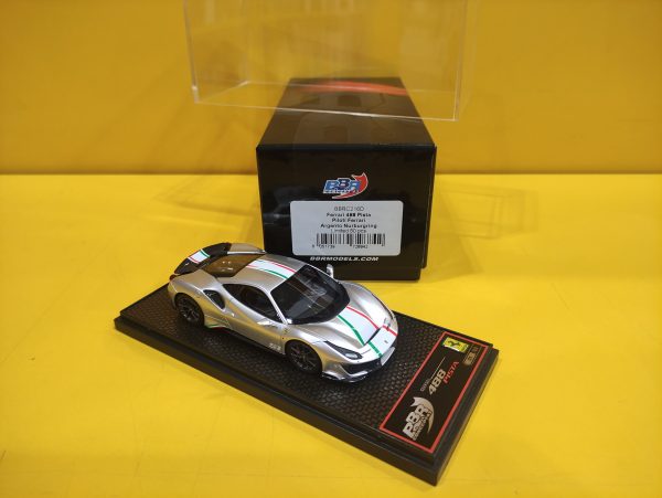 BBR Models BBRC216D - Ferrari 488 Pista Piloti 2018 Argento Nurburgring
