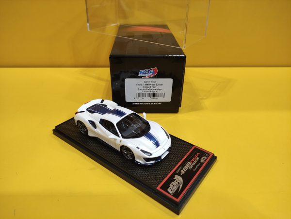 BBR Models BBRC219A - Ferrari 488 Pista Spider 2018 Bianco Italia