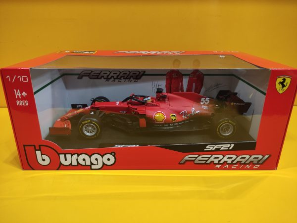 Bburago Racing - Ferrari SF21 2021 Carlos Sainz Jr.