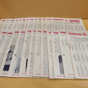 Ferrari Market Letter Volume 11 Year 1986