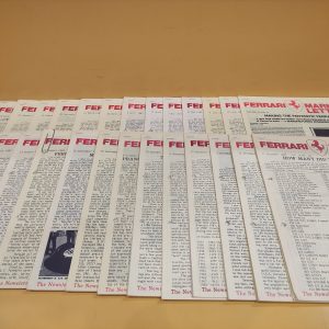 Ferrari Market Letter Volume 8 Year 1983