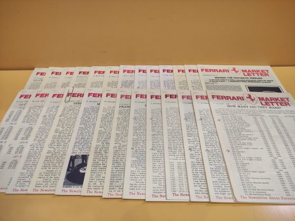 Ferrari Market Letter Volume 8 Year 1983