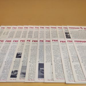 Ferrari Market Letter Volume 9 Year 1984