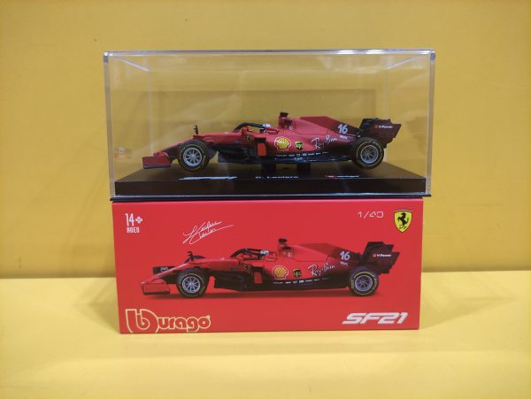 Bburago Racing - Ferrari SF21 2021 Charles Leclerc (1:43)