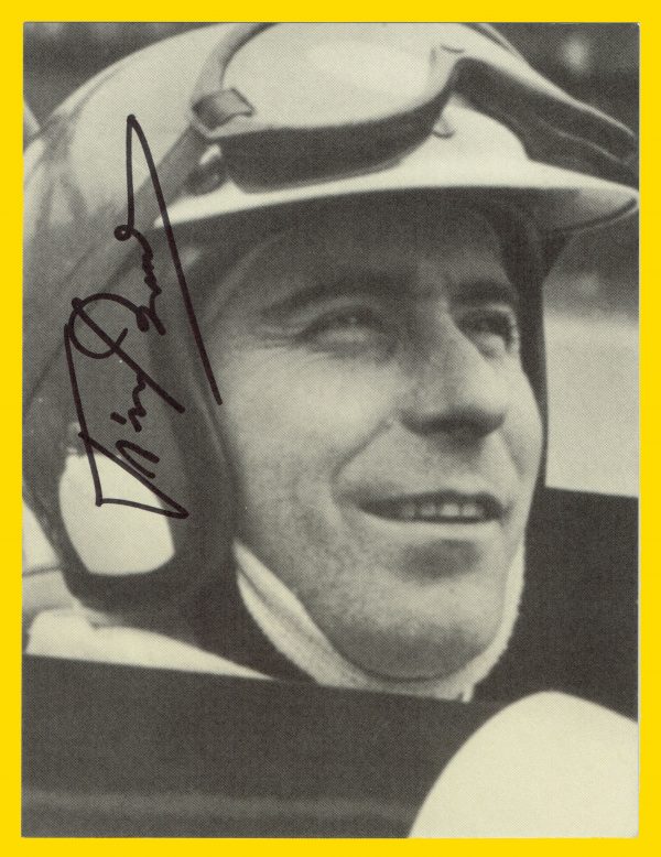 Cartolina Ferrari 1969 Ernesto "Tino" Brambilla (Autografata)