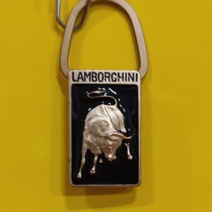 Portachiavi tipo Lorioli per Lamborghini sfondo Nero