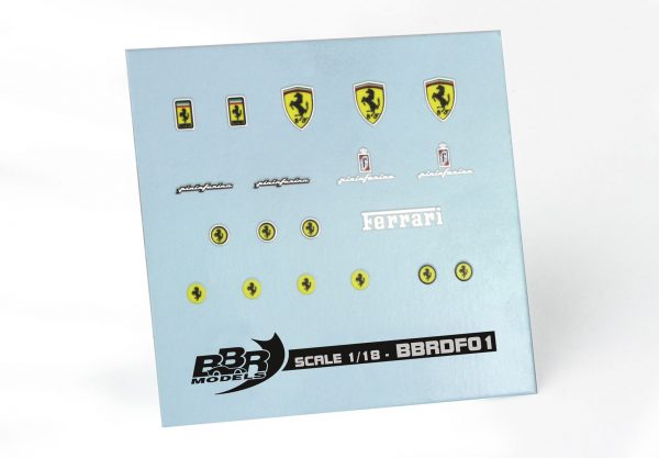 BBR Models BBRDF01 - Decals Ferrari per modelli 1:18 - immagine 2