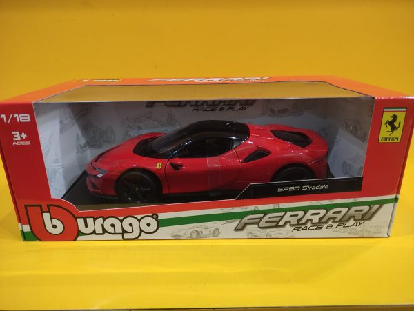 Bburago Race & Play - Ferrari SF90 Stradale 2019 Rosso