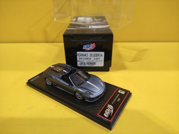 BBR Models BBRC01C - Ferrari Scuderia Spider 16M 2008 Grigio Silverstone