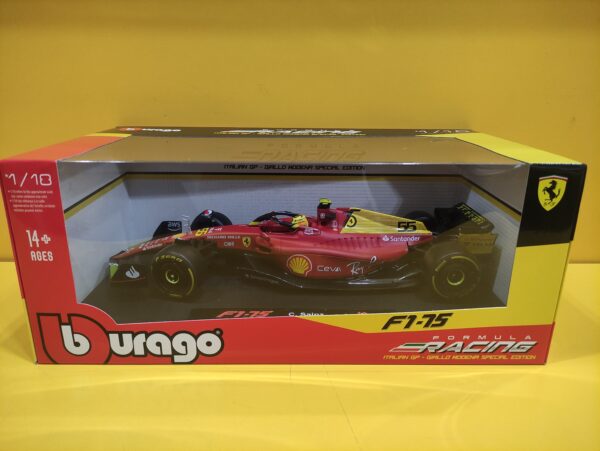 Bburago Racing - Ferrari F1-75 GP Italia 2022 Carlos Sainz Jr.