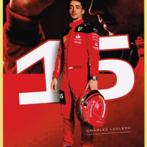 Cartolina Scuderia Ferrari 2023 Charles Leclerc (I Versione)