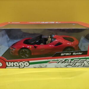Bburago Race & Play - Ferrari SF90 Spider 2020 Rosso