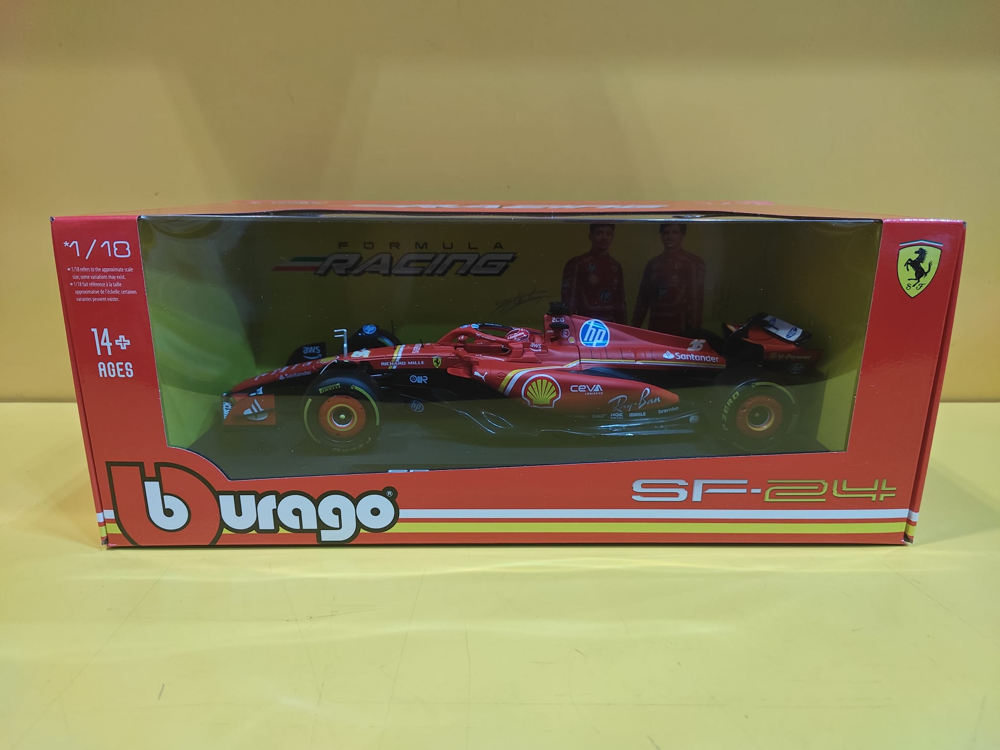 Bburago Racing - Ferrari SF-24 2024 Charles Leclerc