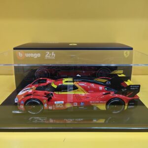 Bburago Racing Deluxe - Ferrari 499P #50 24h Le Mans 2024