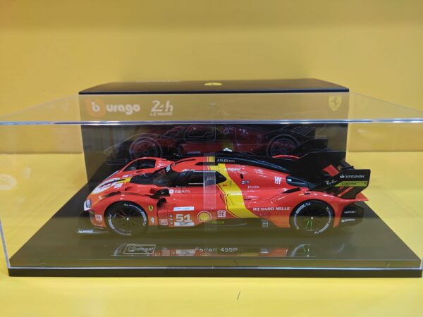 Bburago Racing Deluxe - Ferrari 499P #51 24h Le Mans 2023