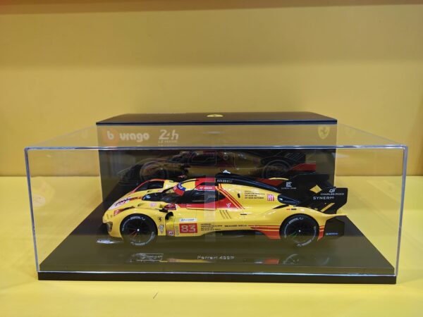 Bburago Racing Deluxe - Ferrari 499P #83 24h Le Mans 2024