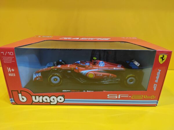 Bburago Racing - Ferrari SF-24 GP Miami 2024 Carlos Sainz Jr.