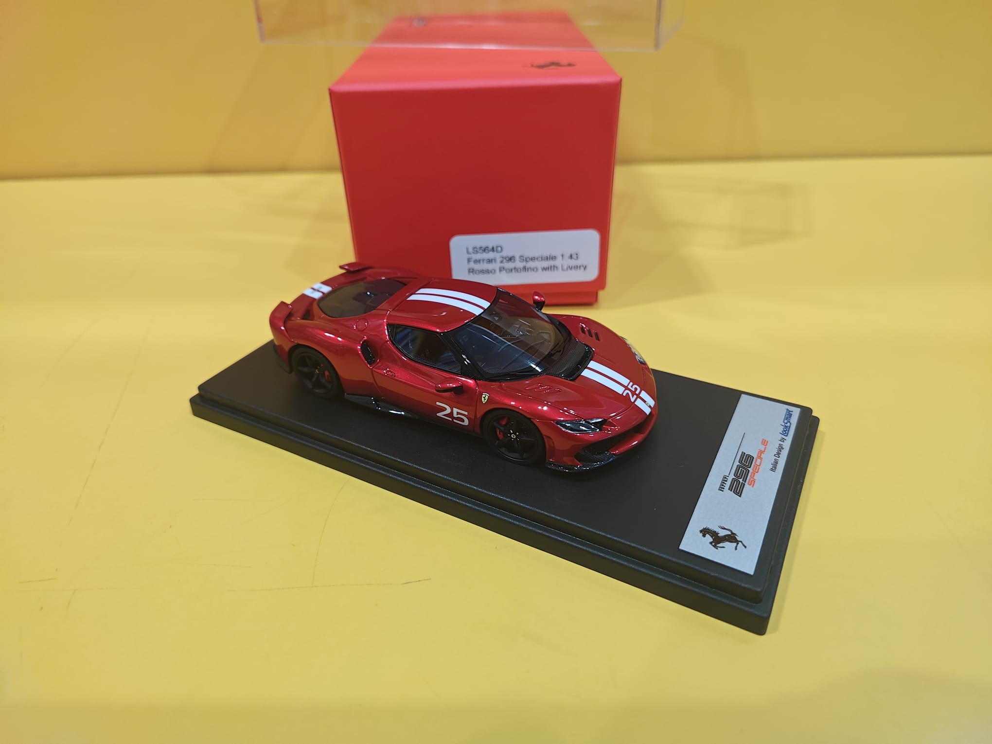 Look Smart LS564D - Ferrari 296 Speciale 2025 Rosso Portofino